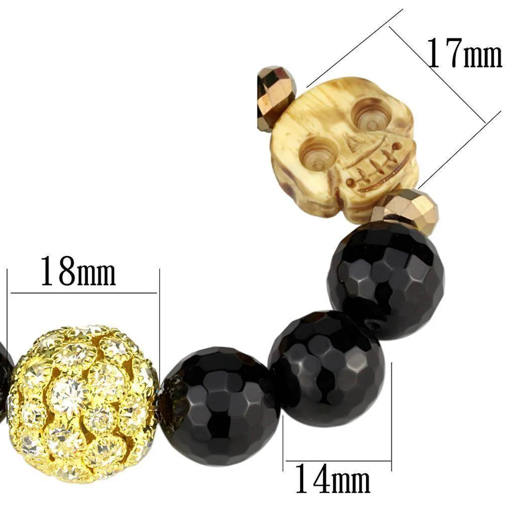Women's Bracelets - LO3776 - Gold Brass Bracelet with
