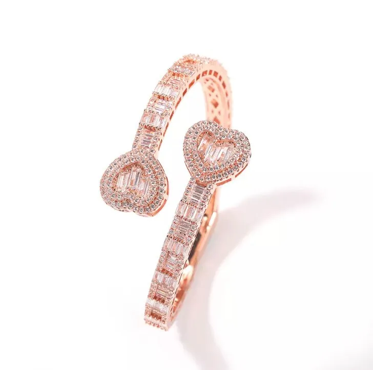 Womens Diamond Bracelet | Diamond Heart Bracelet | Diamond Bangle