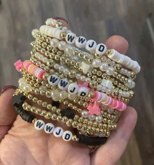 WWJD Bead Bracelets