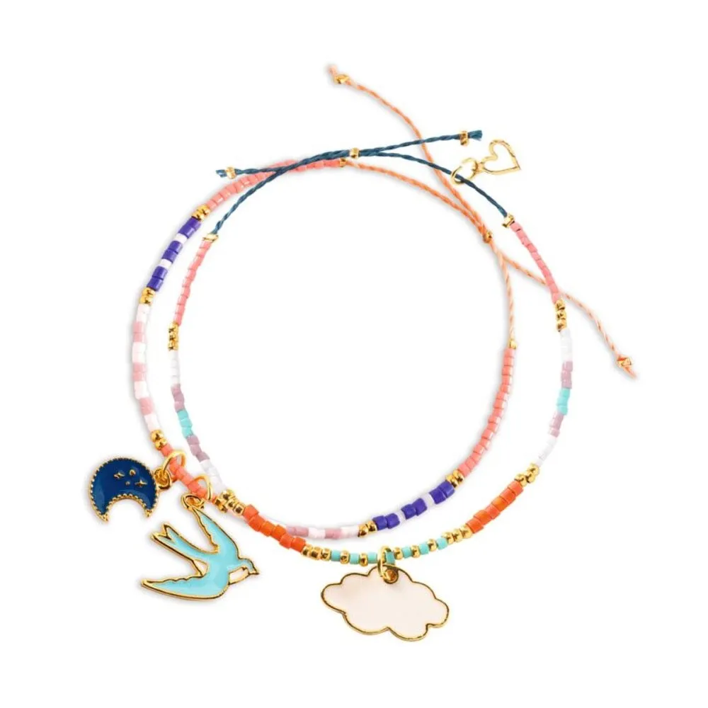 YOU AND ME WRAP SKY BEADS SET