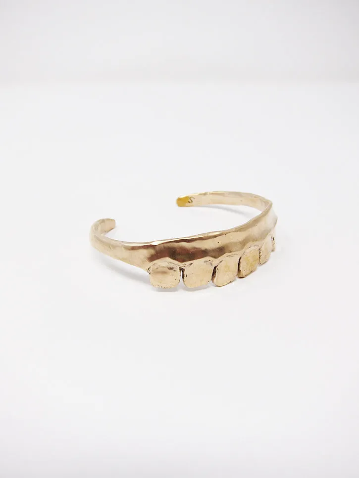 Yu Yu Shiratori Teeth Bracelet, Brass