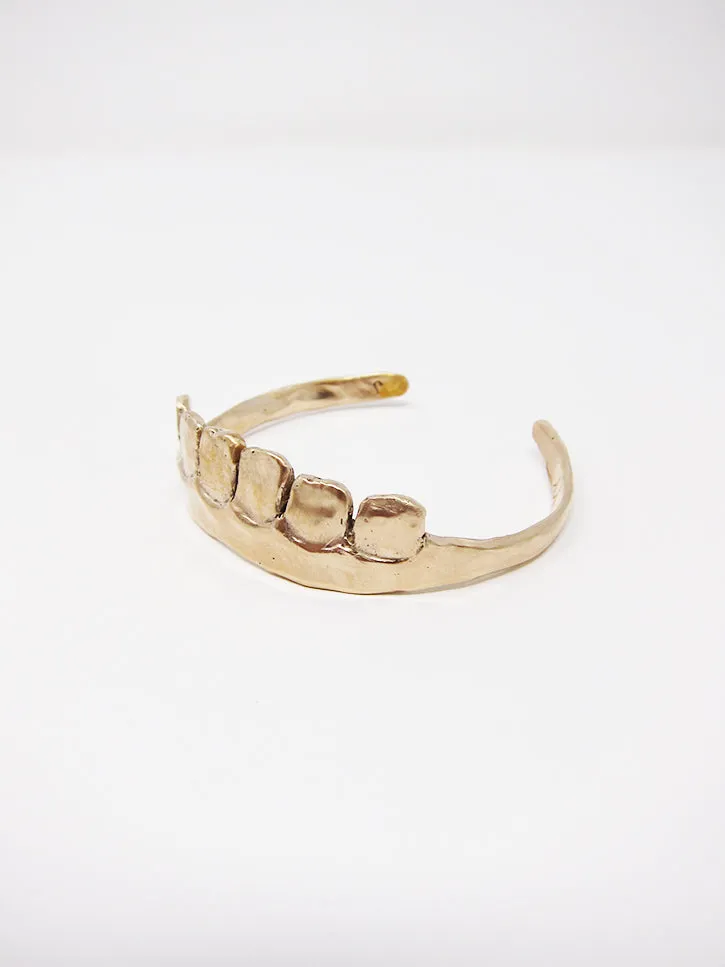 Yu Yu Shiratori Teeth Bracelet, Brass