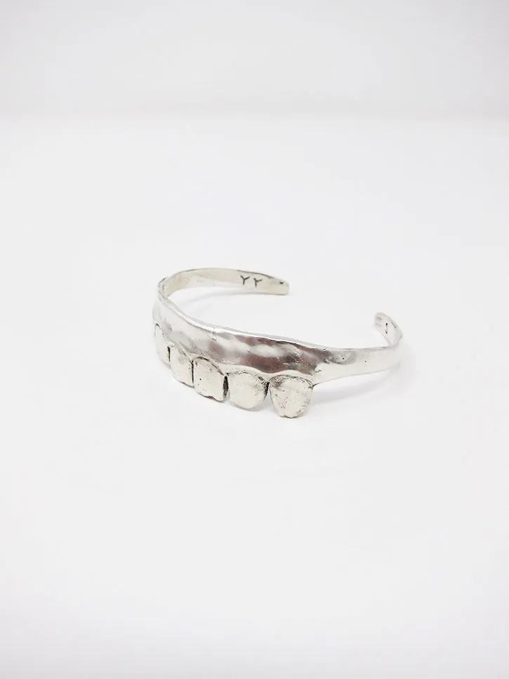 Yu Yu Shiratori Teeth Bracelet, Silver