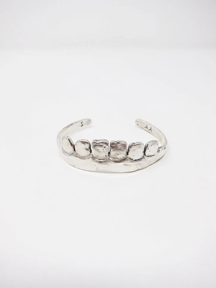 Yu Yu Shiratori Teeth Bracelet, Silver