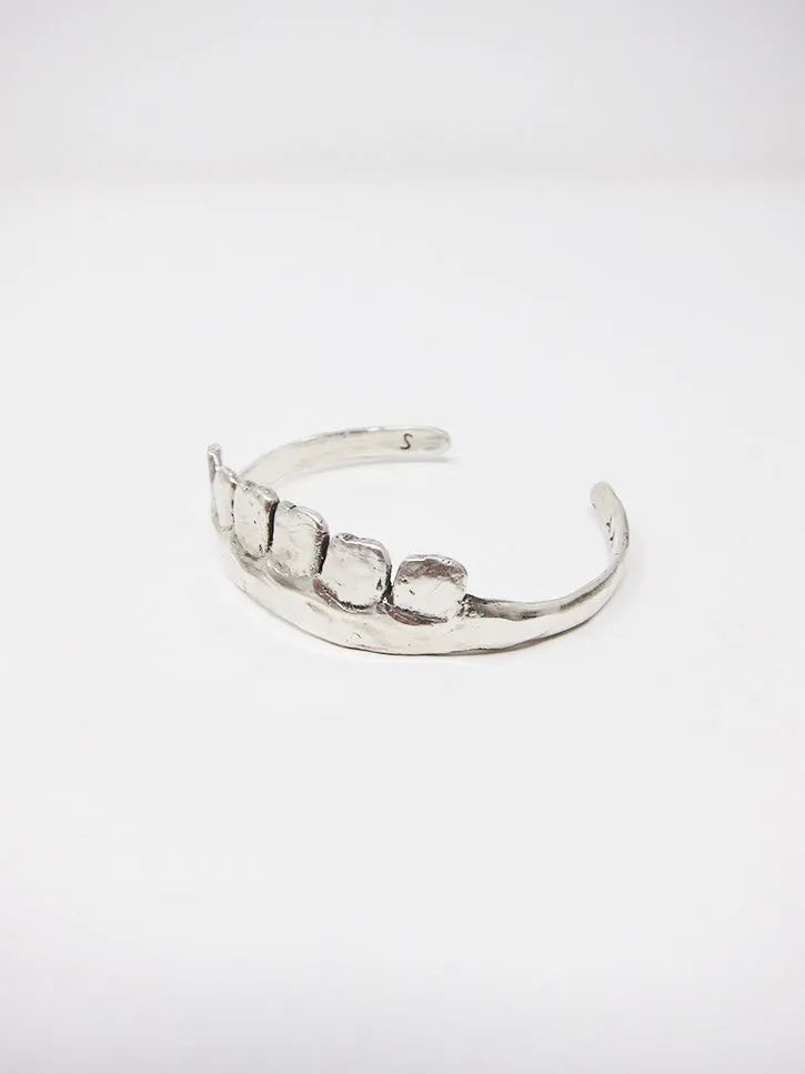 Yu Yu Shiratori Teeth Bracelet, Silver