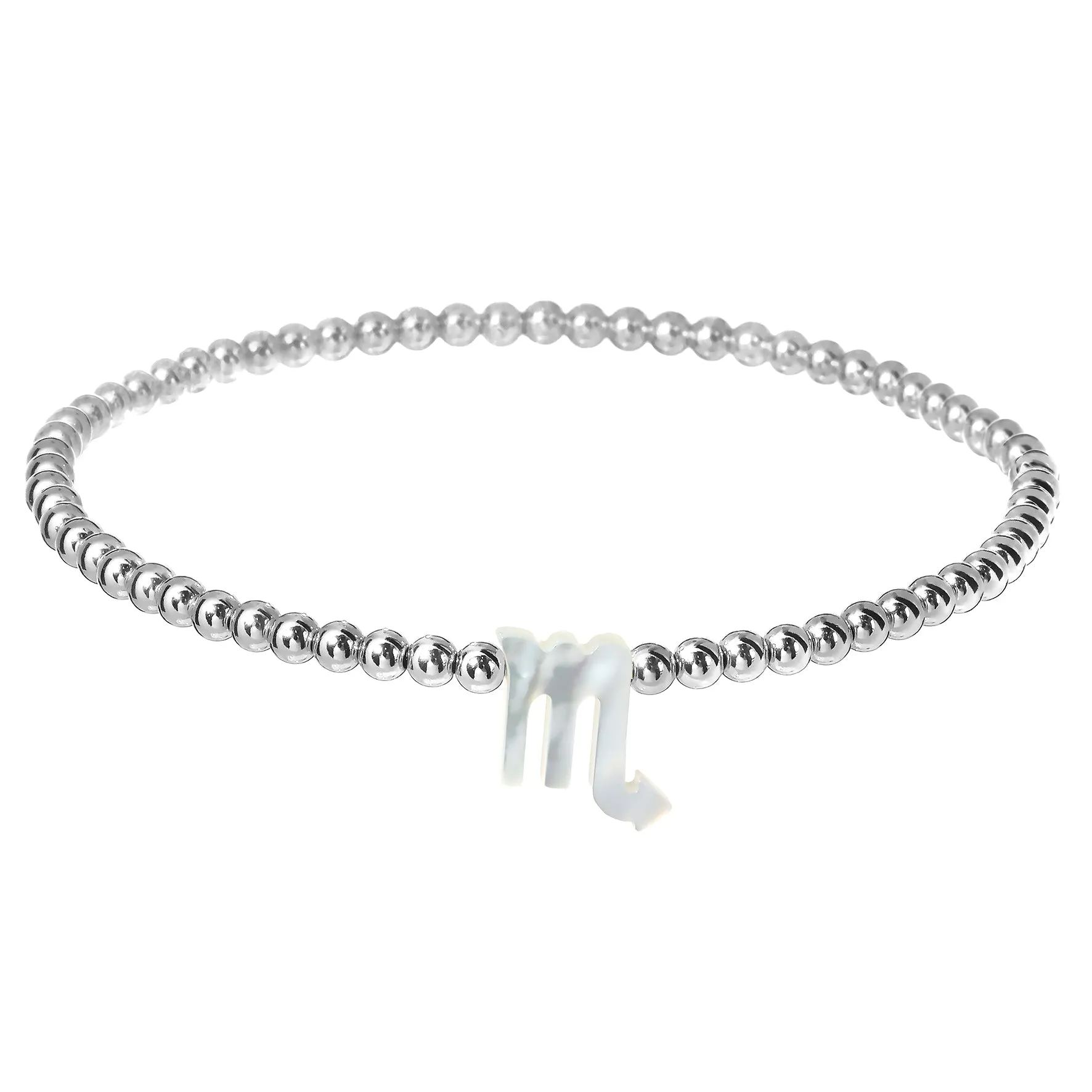 ZODIAC SIGN | Opal Charm and 14K Gold Filled Beads Bracelet